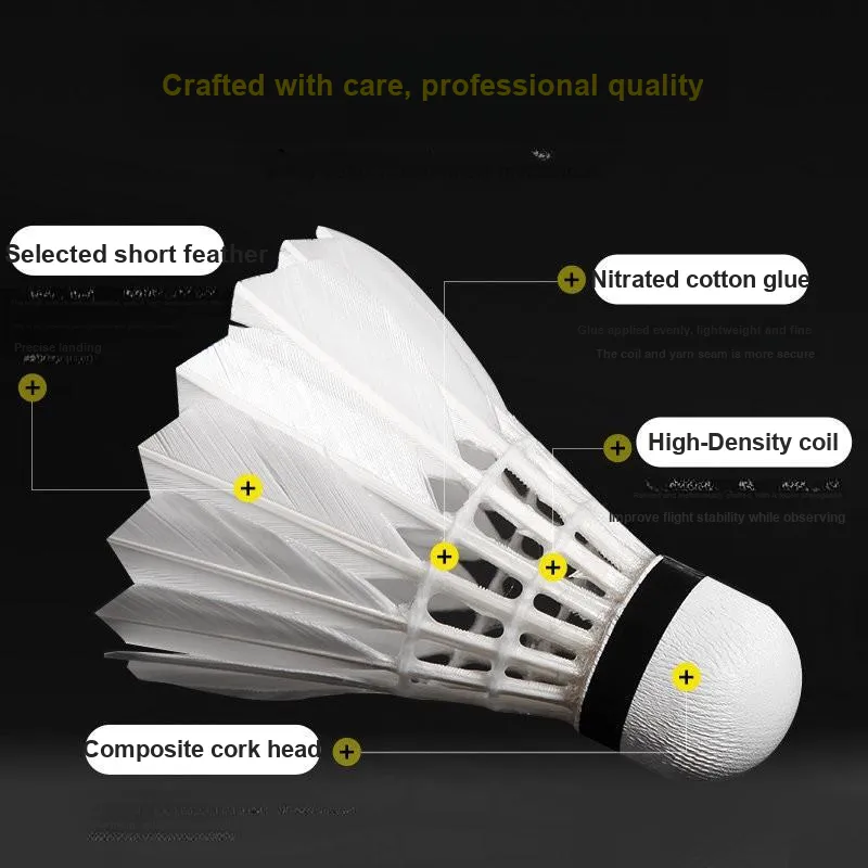 VICTOR CHAMPIONNO.9 10 Duck Feather Shuttlecock 12 Pack Duck Feather *10 Tubes Shuttlecocks-6