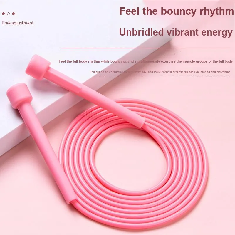 Brute Rabbit Fitness Training Non Countable Jump Ropes Students PVC Cord, Plastic Controller Cord Length 2.8m-10