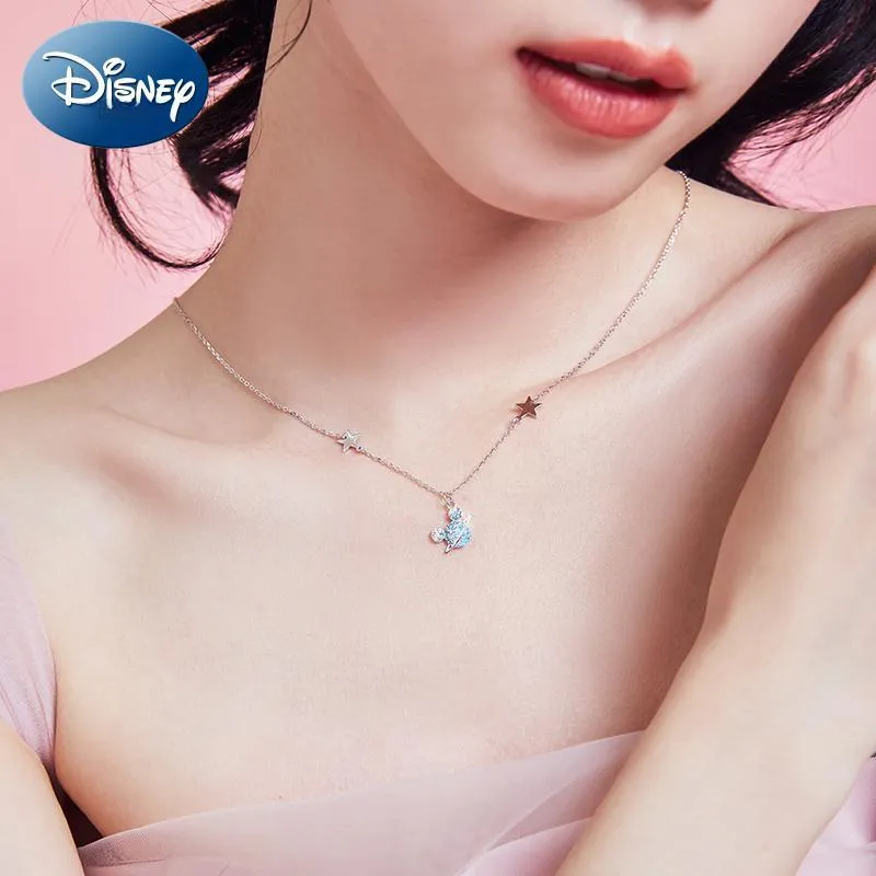 Disney Magic Colors Series S925 Silver Necklaces Women's-27