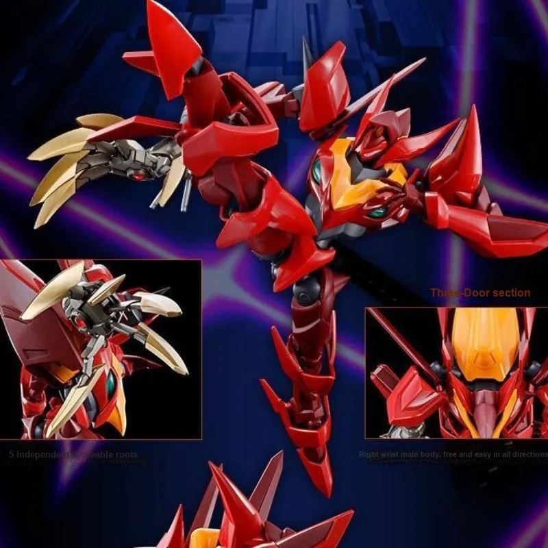 BANDAI High Grade Code Geass R2 Red Lotus Saint Heaven Eight Style Model Kits-3