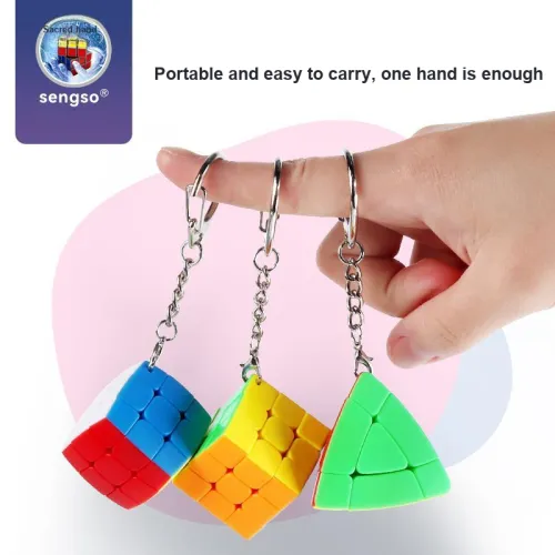 Holy Hands 3x3x3 Кубик Рубика Мини с наполнителем Мини Вращающийся Магический Tower Развивающие игрушки