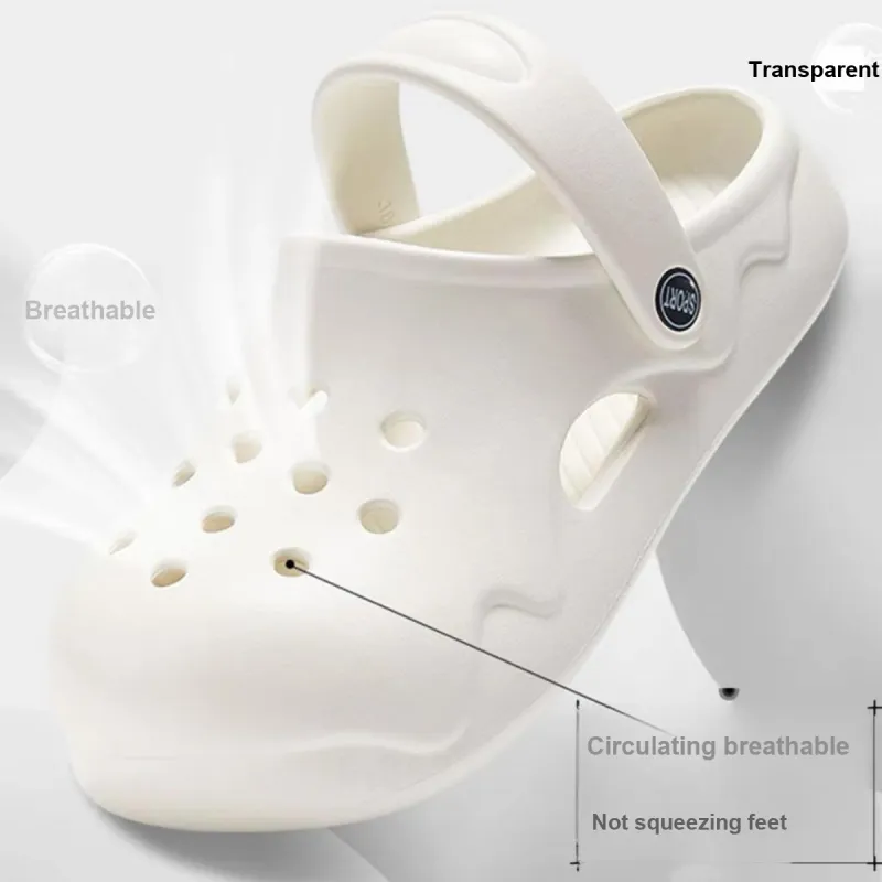 Gentle Welcome Slippers Reversible Platform Slip Resistant Men's And Women's Closed Toe Slippers-6