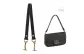 Gucci, Black Leather Gucci Chain 46cm (Portable)