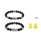 S999 Silver Vintage Chinese Auspicious Animal Beaded Bracelet (Couple)[Includes Gold Stickers]