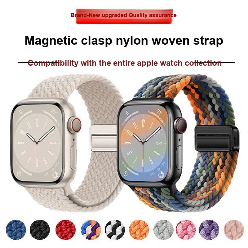 APEPALOG Apple Compatibility Watch Band 130 200mm Nylon Material-7