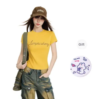 EVPGB T Shirts Women's Yellow