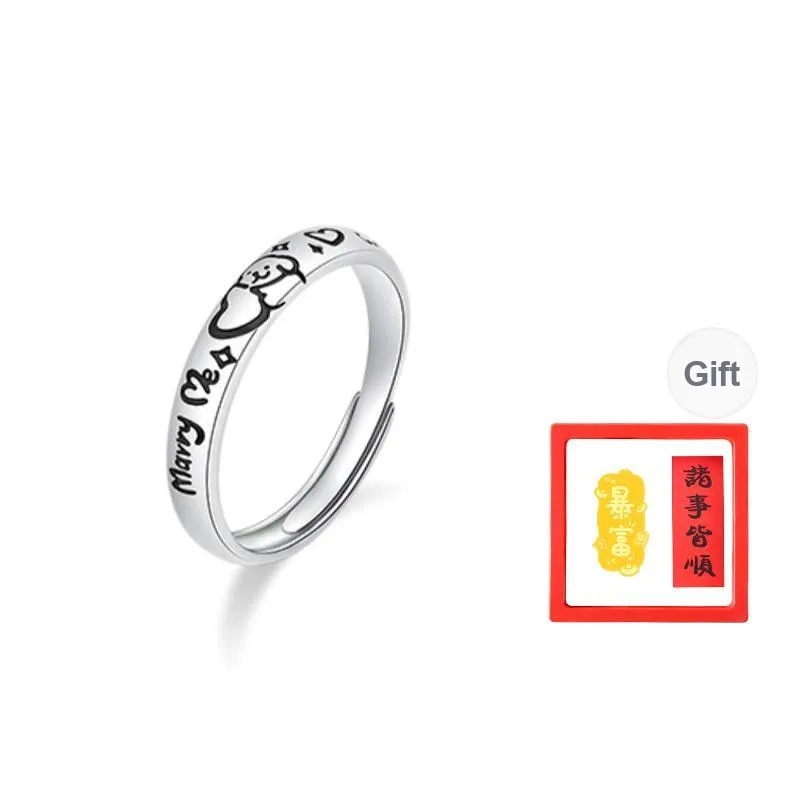 Chongqing Gold Store S999 Fine Silver Rings Unisex-5