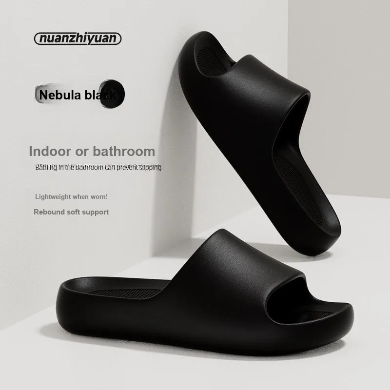 Warm Edge Home Slippers Summer Indoor Lightweight Comfortable Unisex Couple Slippers Dormitory-9