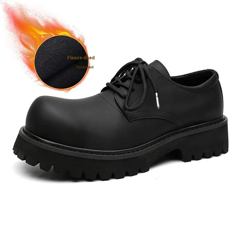 V ZERO FIVE Chunky Derby Shoes Casual Shoes Men's Fashion Minimalist Style British Western-53