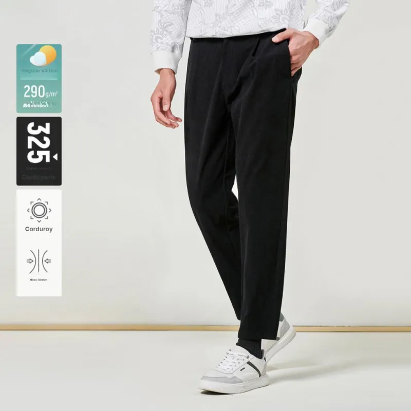 LESS IS MORE Casual Pants Men's Black 23QXK40102-2