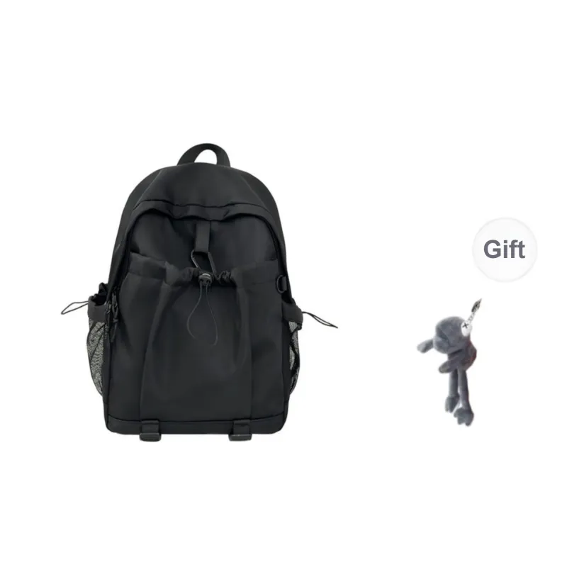 BRABOSTON Nylon Backpack Regular Unisex Gray/Black/Orange/Khaki-6