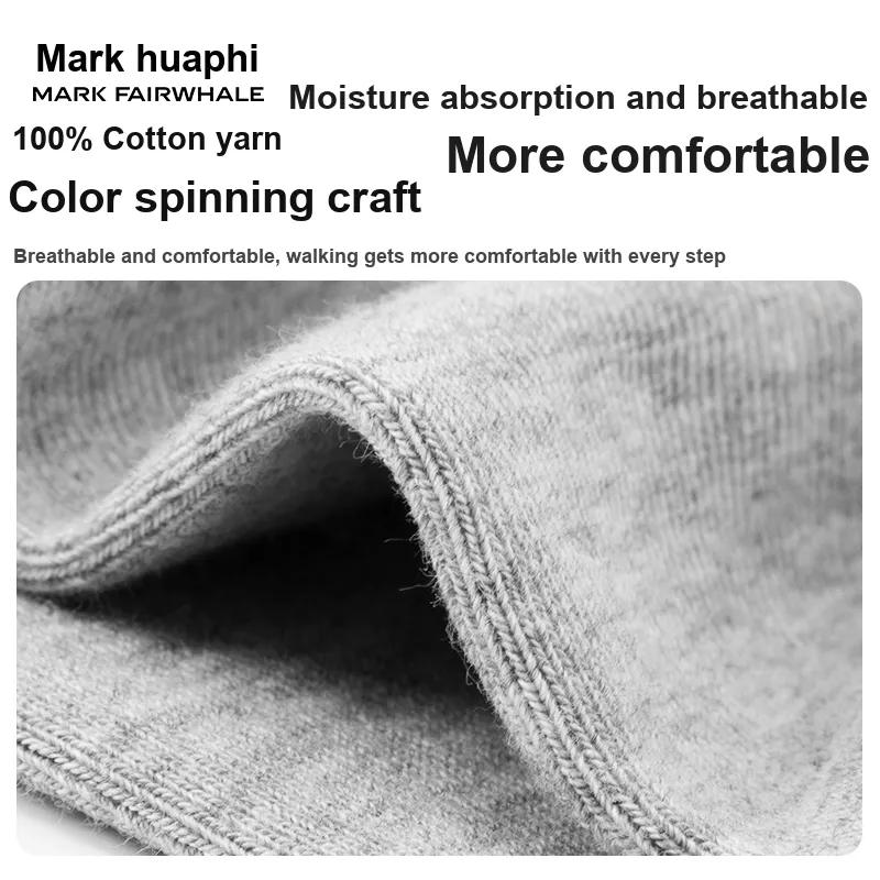 FAIRWHALE Ankle Socks Unisex Box 5 Pack-3