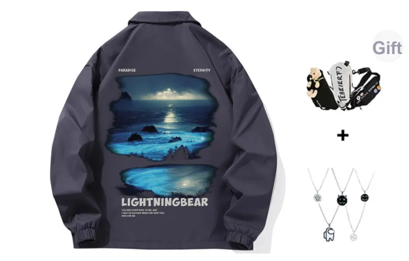 LIGHTNING BEAR Jackets Coats Unisex-20