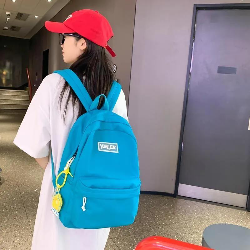 HCXK Nylon Backpack Unisex White/Black/Green/Blue/Pink-18
