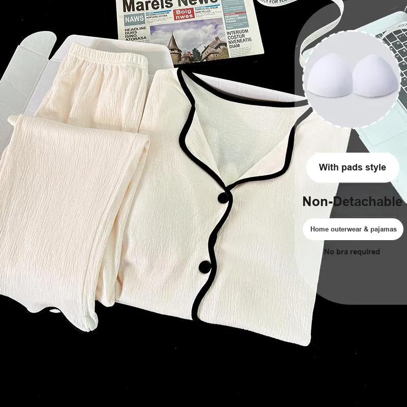 Sleeping Beauty Pajama Set Women's White-1