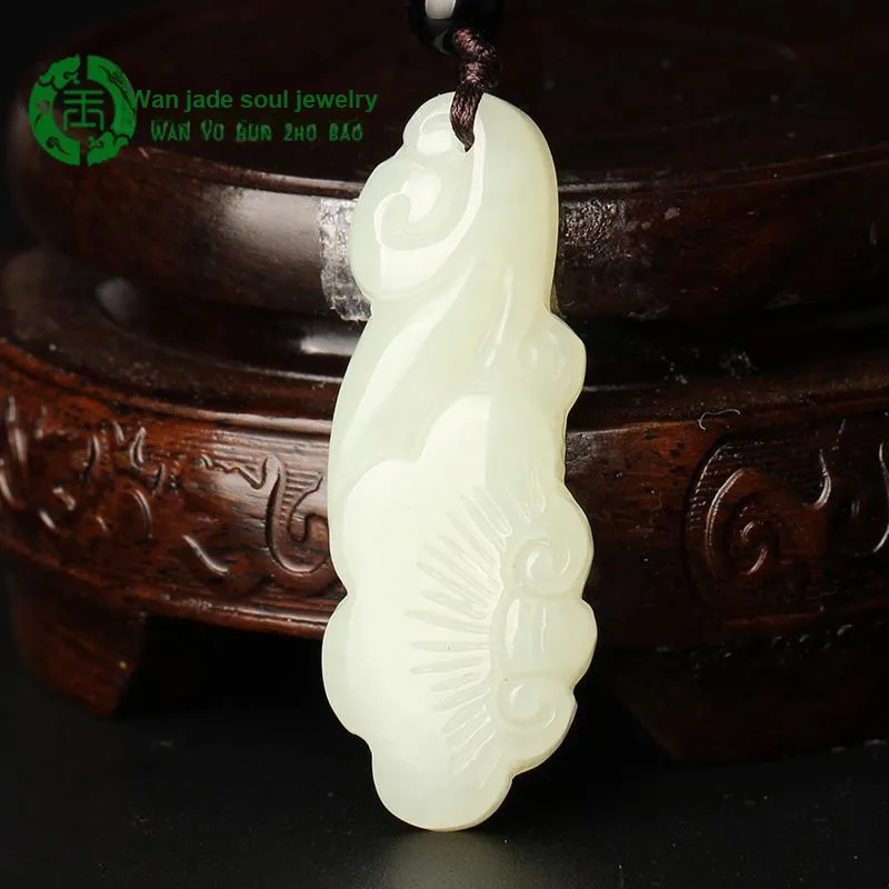 WANYUHUN Pendants White Jade Unisex-1