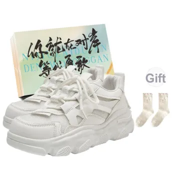 JimiXiong Low Top Chunky Sneakers Women's