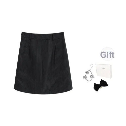Fstudio Повседневные короткие юбки Женские Черный