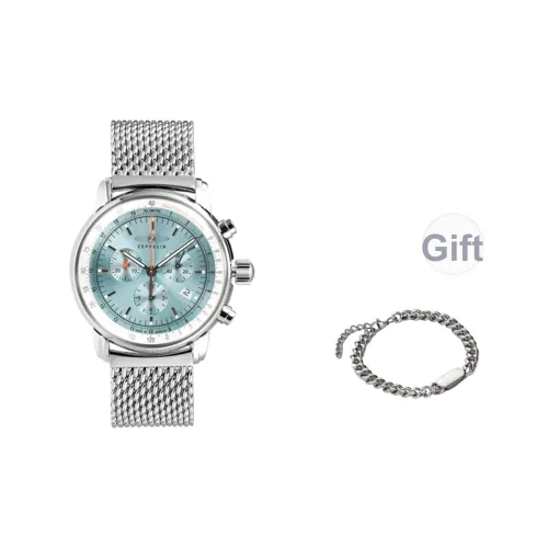 ZEPPELIN Кварцевый механизм Мужские часы Часы Синий циферблат