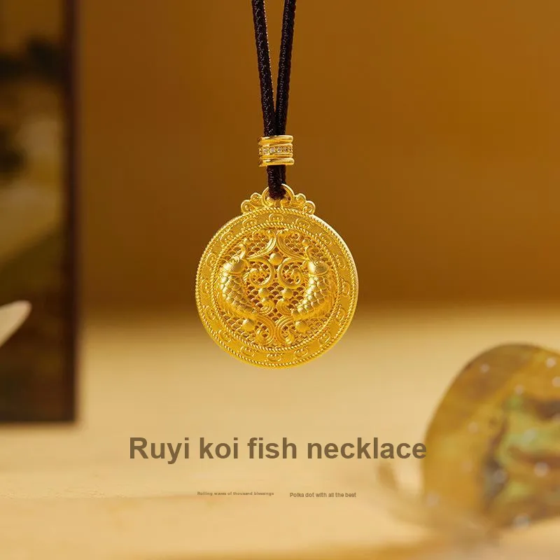JITAIXIANG S999 Fine Silver Necklaces Unisex-1
