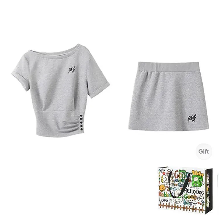 BVODE Two Piece Skirt Sets Women's-0
