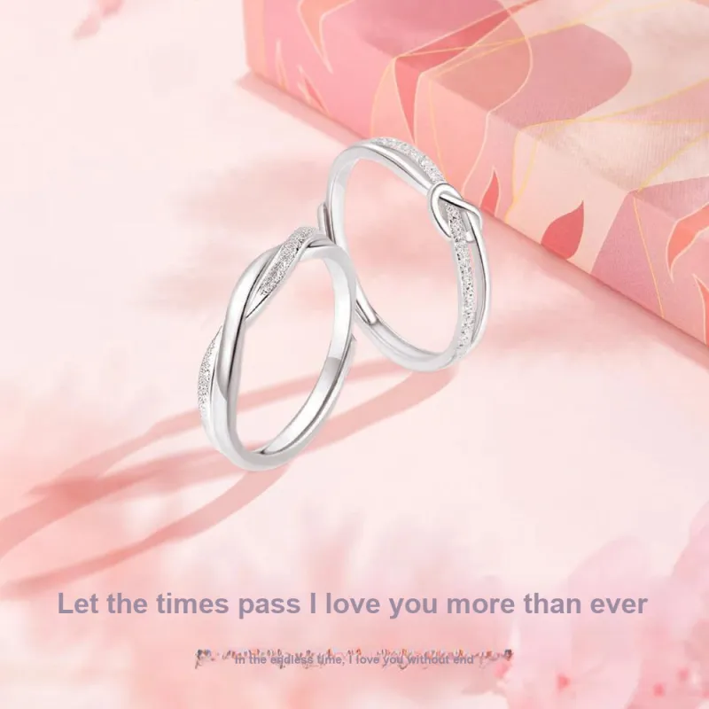 NUSQ Sterling Silver Rings Unisex-6