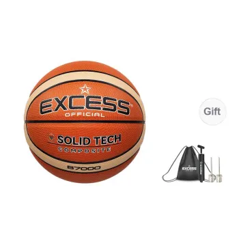 EXCESS B7000 PU Basketball Brown Size 7 Ball Competition Unisex
