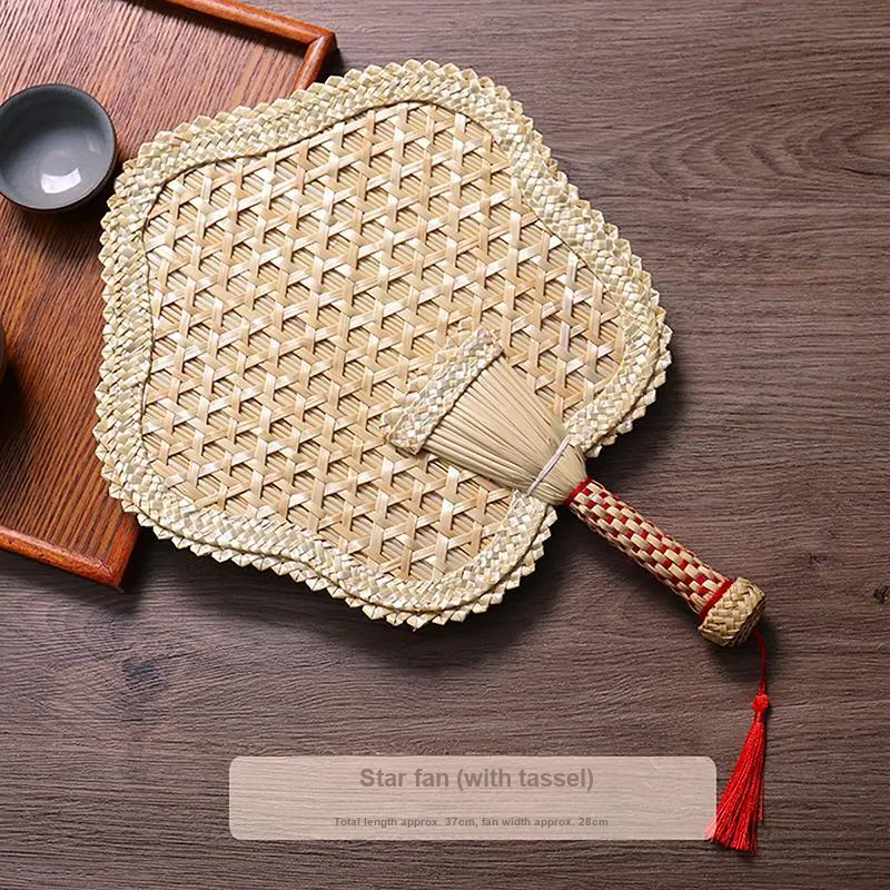 Pleasant Language Wheat Straw Fan-11