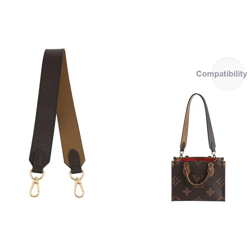 Luxury Care Artisan Workshop Artificial Leather Super Fiber Bag Straps Women's Brown/Earth Yellow