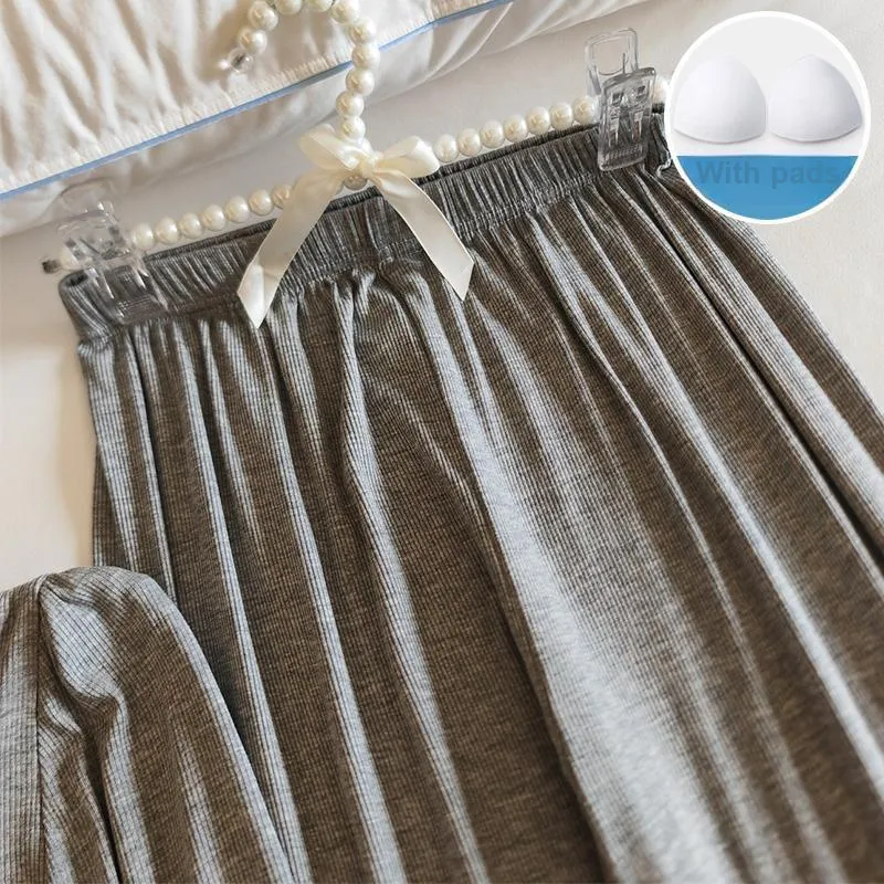 Sleeping Beauty Pajama Set Women's Light Gray-4