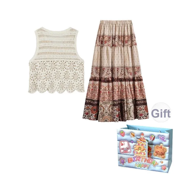Gentle Welcome Skirt Set Women's-1