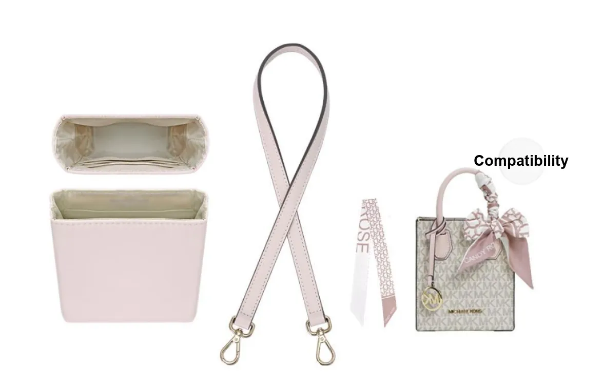 Lan Bao Fan Cow Leather Bag Accessory Transformation Accessories Women's Pink/Brown