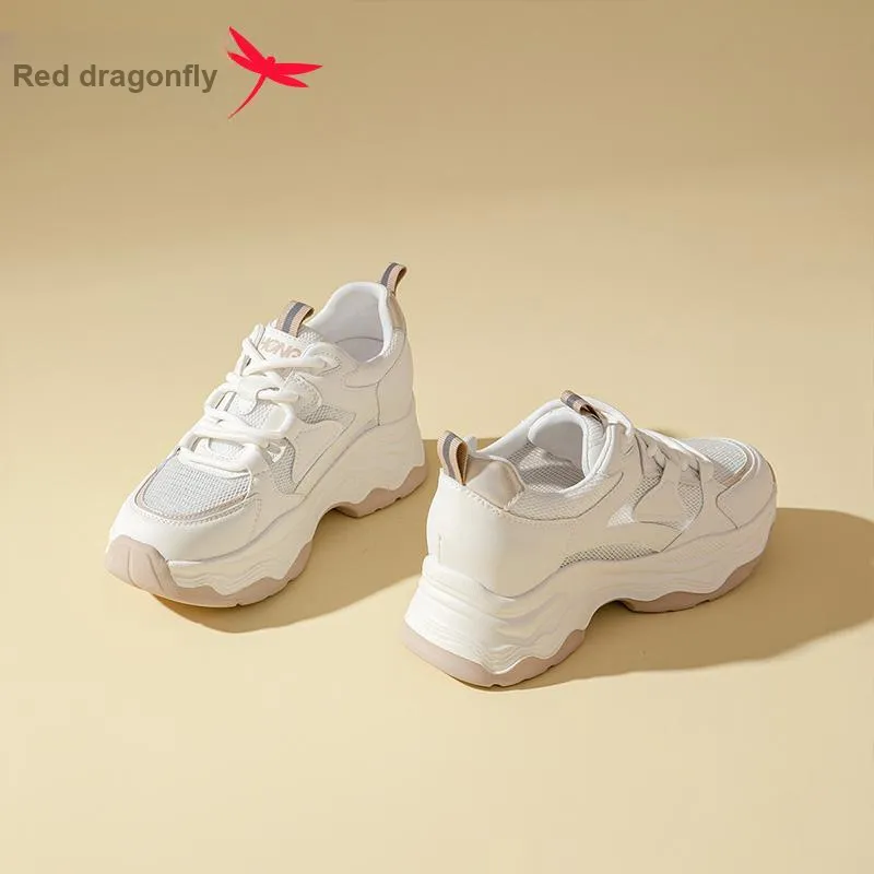 RED DRAGONFLY Low Top Chunky Sneakers Women's-4