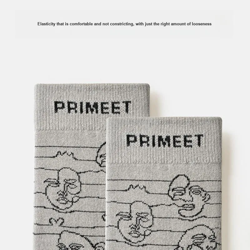 Primeet Mid-Calf Socks Men's 5 Pack-4