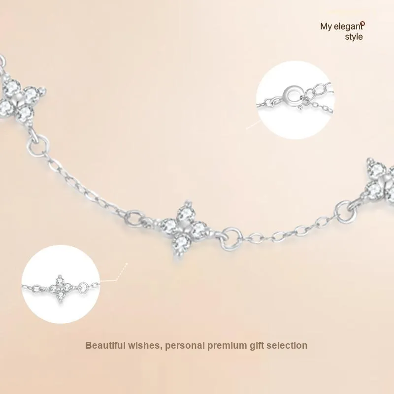 JINLIUFUJIXIANG S925 Silver Bracelets Women's-8