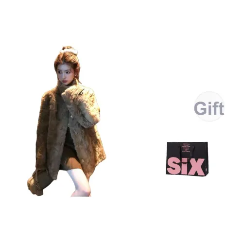 CTRTRC Мокко Женские Меховые изделия