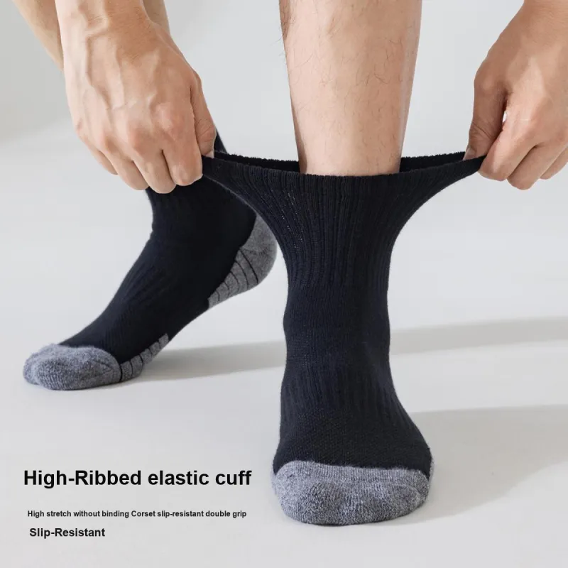 H YXIANG Ankle Socks Men's 3 Pack-3