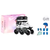 W536A White 36-38, Colorful Gift Box+Protective Gear Five-Piece Set