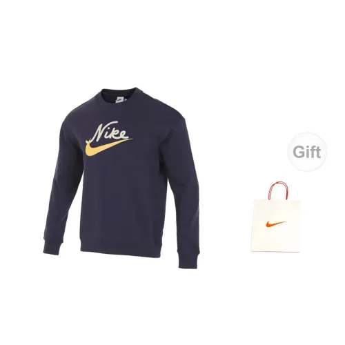 Nike Sweatshirts Men Navy Blue