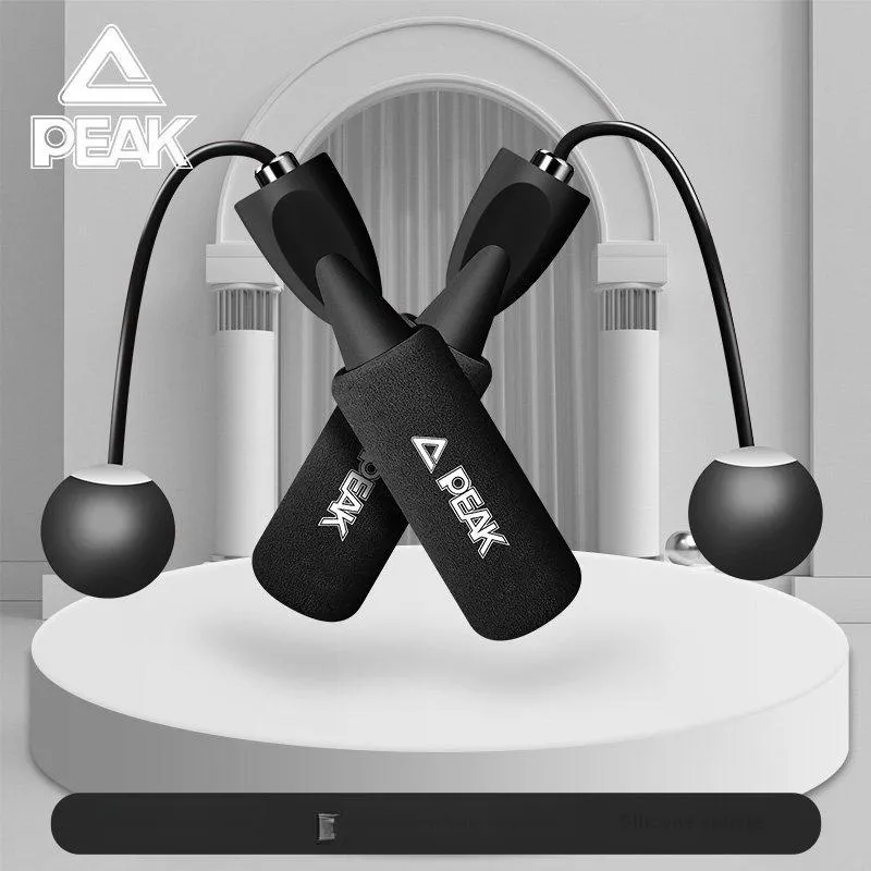 PEAK Aerobic Fat Reduction Non Countable Jump Ropes Fitness Crowd Handle Material Foam, Silicone 3m-11