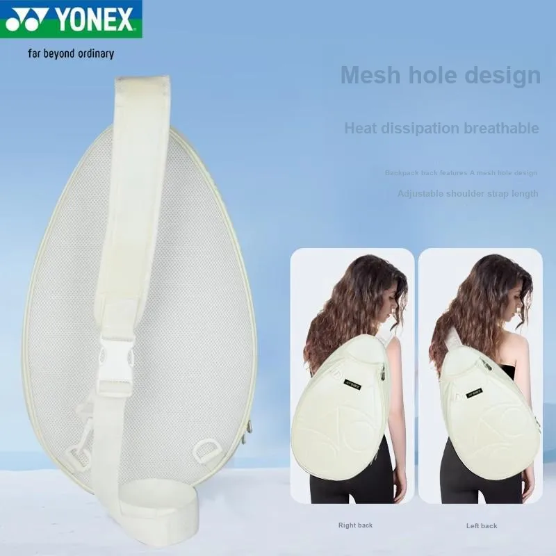 YONEX Badminton Racket Bags 1 2 Pcs Shoulder Bag White Unisex-4