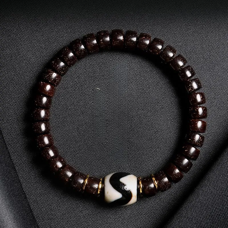 MUSHENGYUAN Coconut Shell Beads Bracelets Men's-1