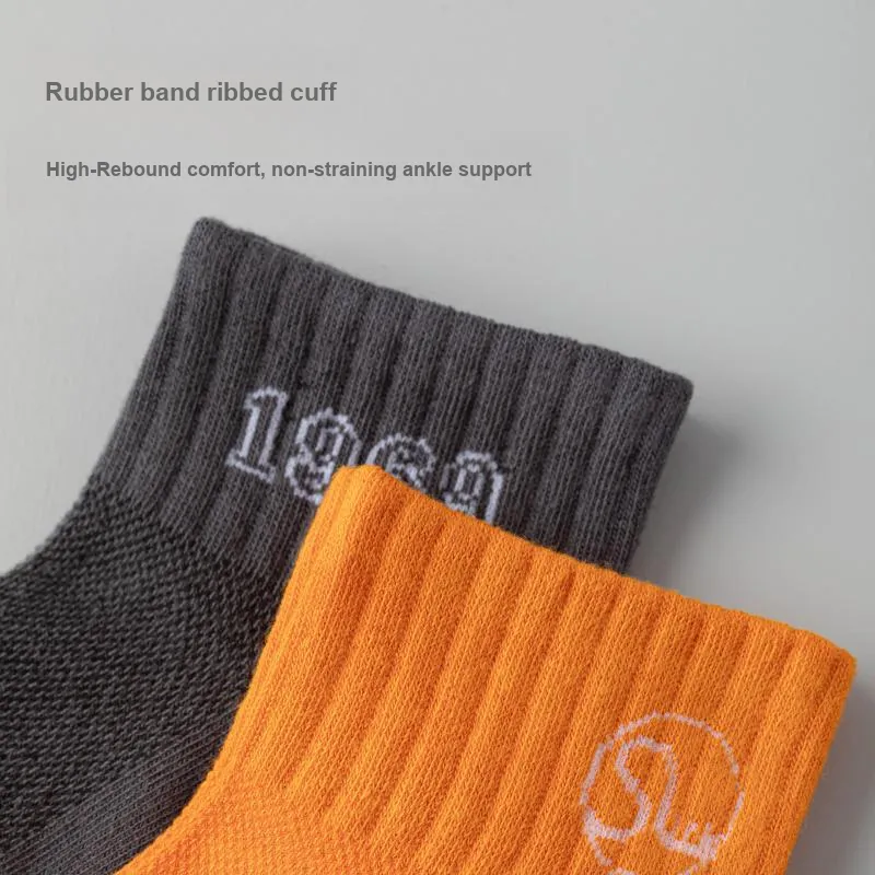 FAIRWHALE Mid Calf Socks Unisex 5 Pack-14
