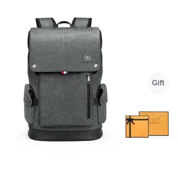 MashaLanti PVC Commute Backpack Travel Bag Backpack Regular Men's Black