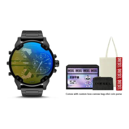 DIESEL Armor Series Наручные часы Кварцевый механизм Стальной ремешок 57 мм Черный циферблат Мужские часы