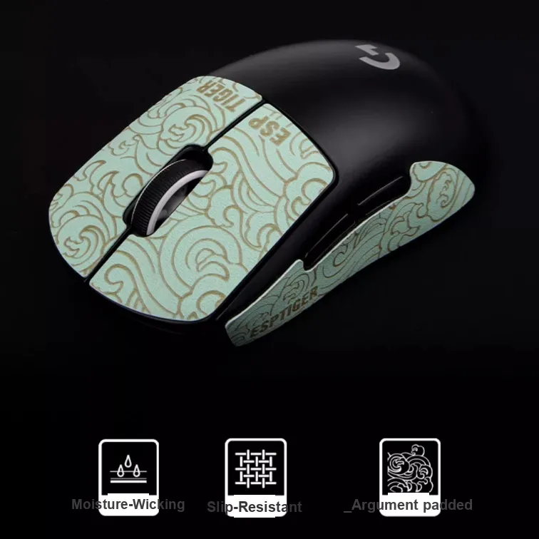 Tiger Gaming Polyurethane Material Compatible With Viper V3 Pro Mouse Pad Mice Moisture-Wicking Slip-Resistant Sticker-3