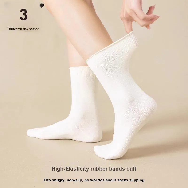 Thirteen day Season Mid Calf Socks Women's 4 Pack-14