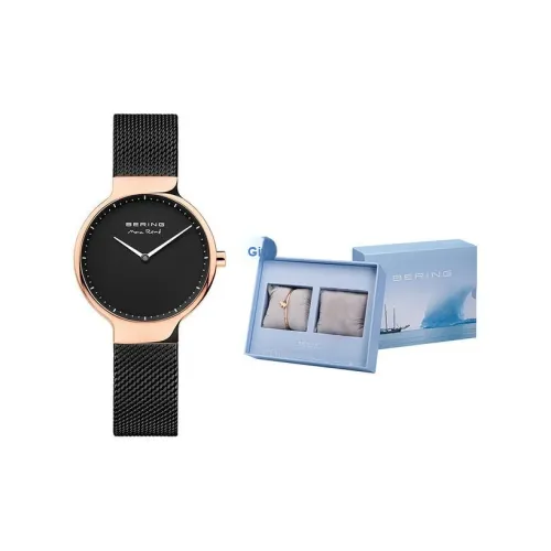 Bering Кварцевый Movement Женские Часы Черные