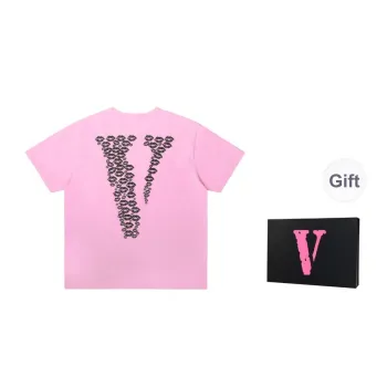 VLONE Black Lipstick Friends Embroidered T shirt