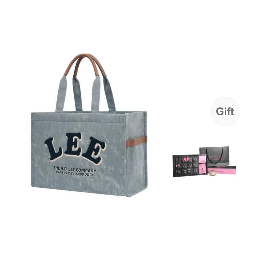 Lee Fabric Shoulder Bag, Tote, Handbag Large Size Women's Washed Gray